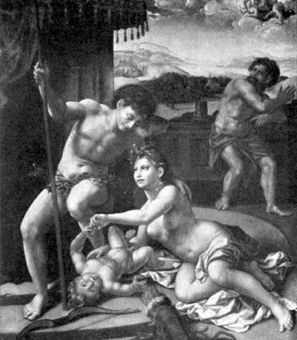 mt_50_gossart jan_mythological scene vulcan surprises mars and venus_ca1498_1532